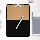 Hongri Plastic Clipboard with Pen Holder 12.5 x 9 in Pack of 6 Black view 7