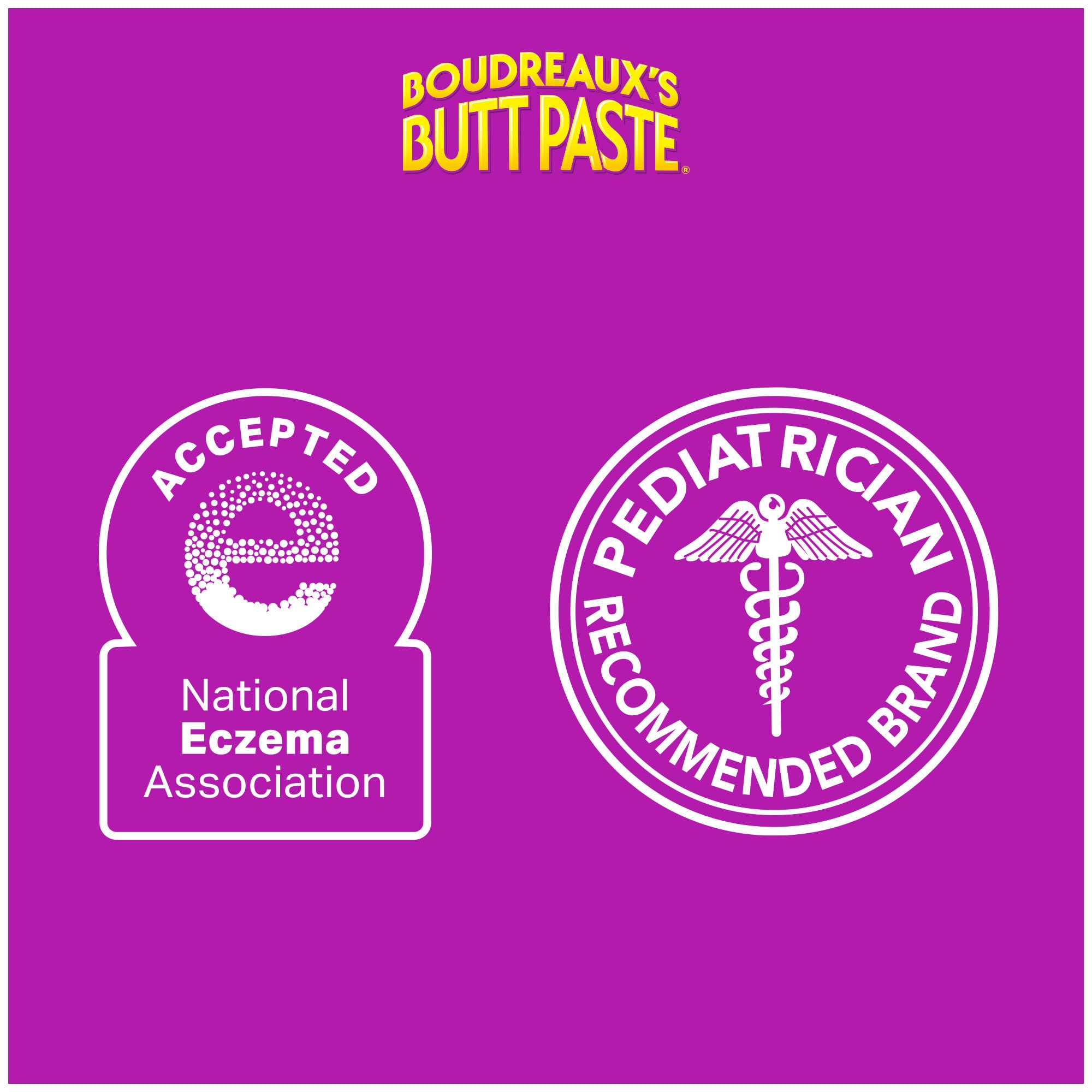 Boudreaux's Butt Paste 4oz Butt Barrier Ointment and 4oz Max. Strength Diaper Rash Ointment