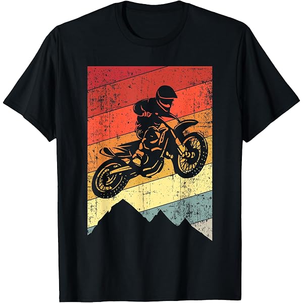 Funny Dirt Bike Rider T-Shirt - Supercross MX Motocross Gift Tee (Black, T181120) - View #2