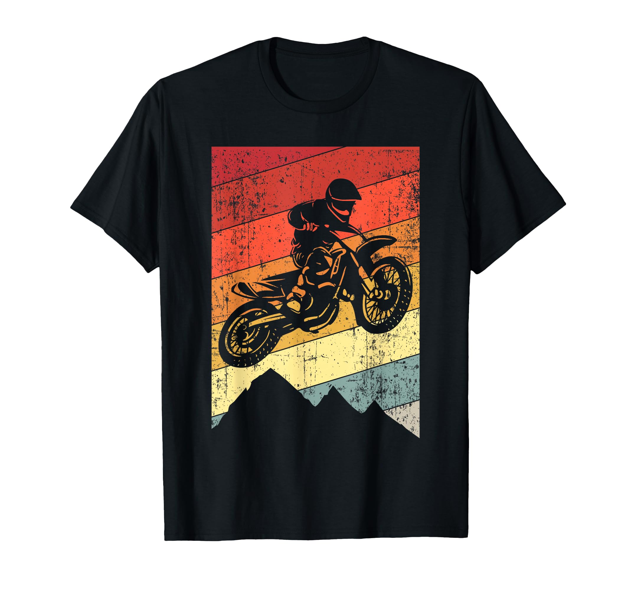 Photo 1 of Motocross Bike Vintage Dirtbike Gift Racing Retro Dirt Bike T-Shirt size 5XL