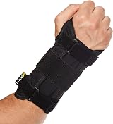 BraceUP Wrist Support Brace with Metal Hand Splint Left Right L/XL view 1