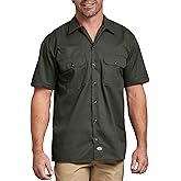 Dickies Mens Relaxed Fit Short Sleeve Work Shirt