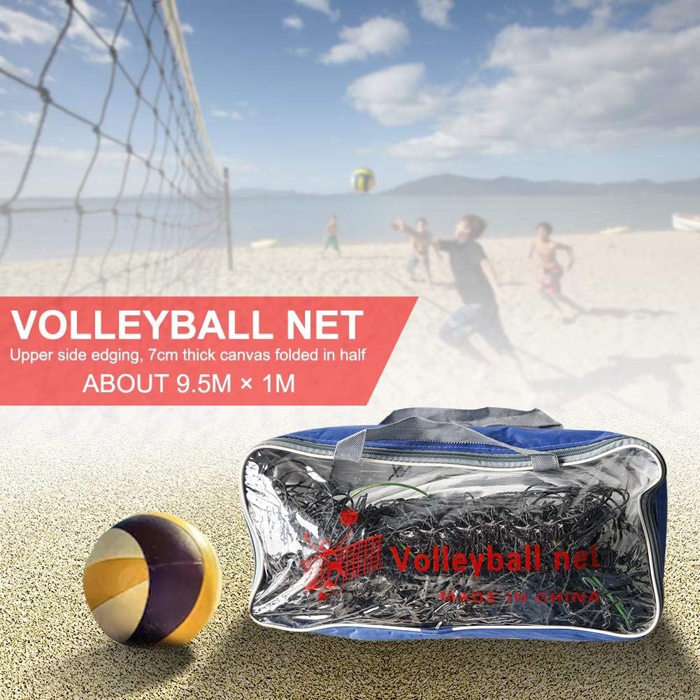 Luckyx Adjustable Foldable Portable Badminton Net Set Volleyball Net Weather Proof Material Perfect For Family Day Indoor Or Outdoor Court, Beach, Driveway