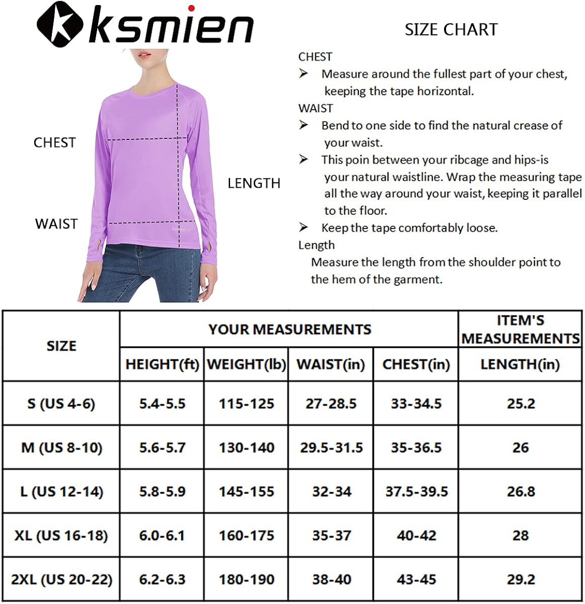 Women's UPF 50+ Sun Protection UV Shirts - Long Sleeve Outdoor Hiking Fishing Swim SPF Rash Guard T-Shirt with Thumbhole: Clothing