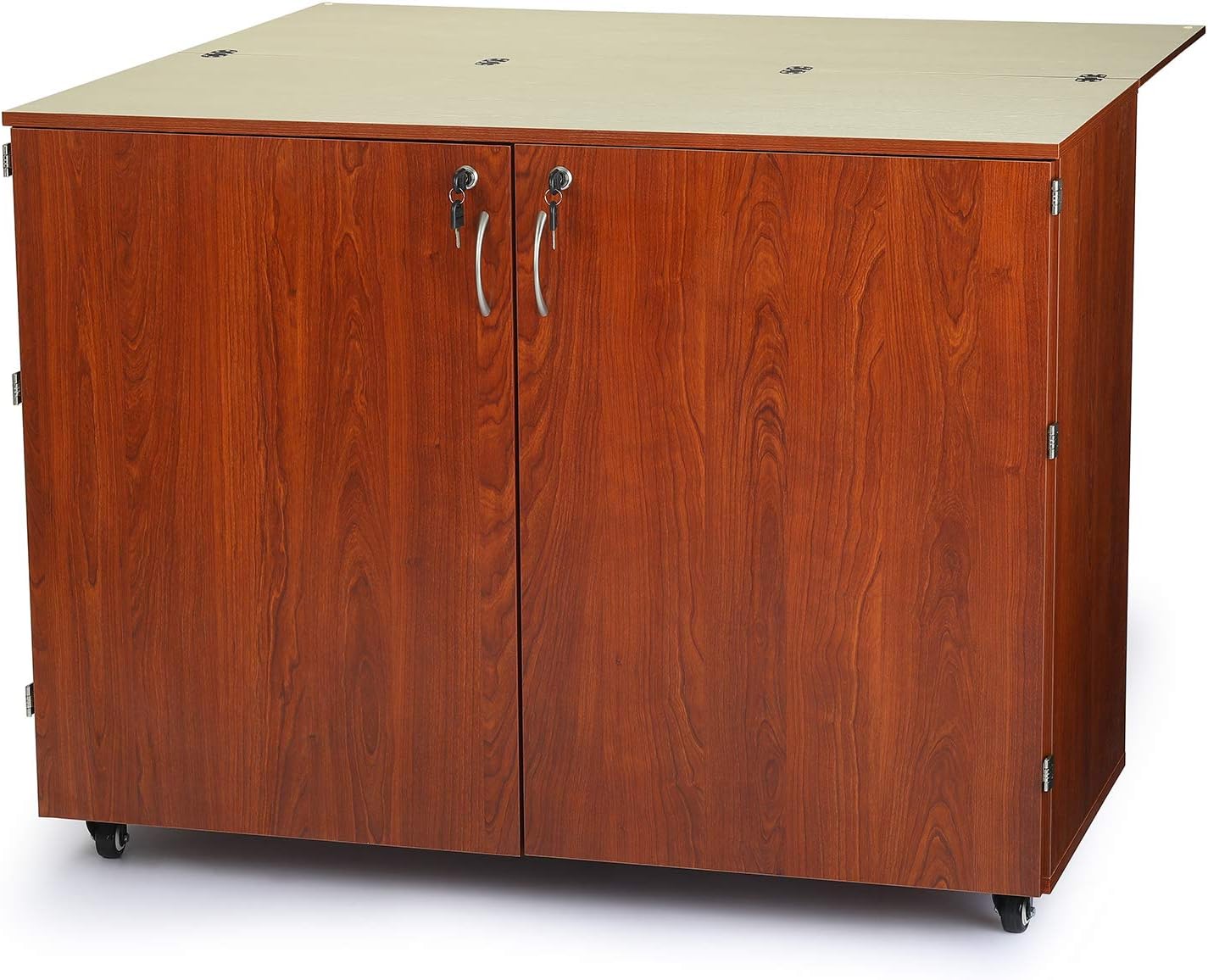 Amazon Com Arrow K7905 Dingo Ii Kangaroo 9 Drawer Storage Cabinet For Sewing And Crafts Portable With Wheels Teak Finish Arts Crafts Sewing