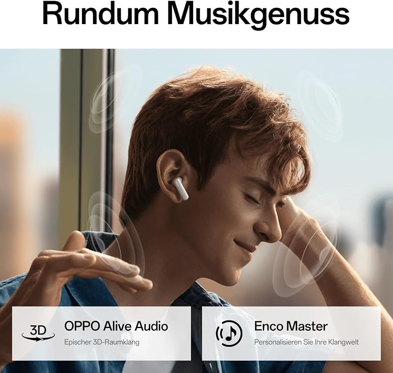 Enco Buds3 Ohrhörer Bluetooth 5.4 12.4mm 48h IP55, Snow White — Foto 5 von 7
