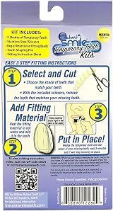 Instant Smile Multishade Temporary Tooth Repair Kit - 30 False Teeth view 5