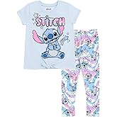 Disney Lilo & Stitch Girls T-Shirt and Leggings Outfit Set Little Kid to Big Kid Sizes (4-14-16)
