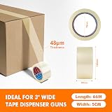 GRIFEMA GA4003-1 Heavy Duty Parcel Tape 5cm x 66m Clear Low Noise view 2