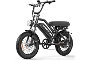 VOLTCYCLE Electric Bicycle for Adults - 16"/20”x 4”Fat Tire, Peak 1000W 7 Speed Electric Motorcycle Bicycle, 48V 15.6/18.2AH Battery Long Seat Electric Bike,Up to 21.75/28MPH 30-60Miles Electric Dirt Bike