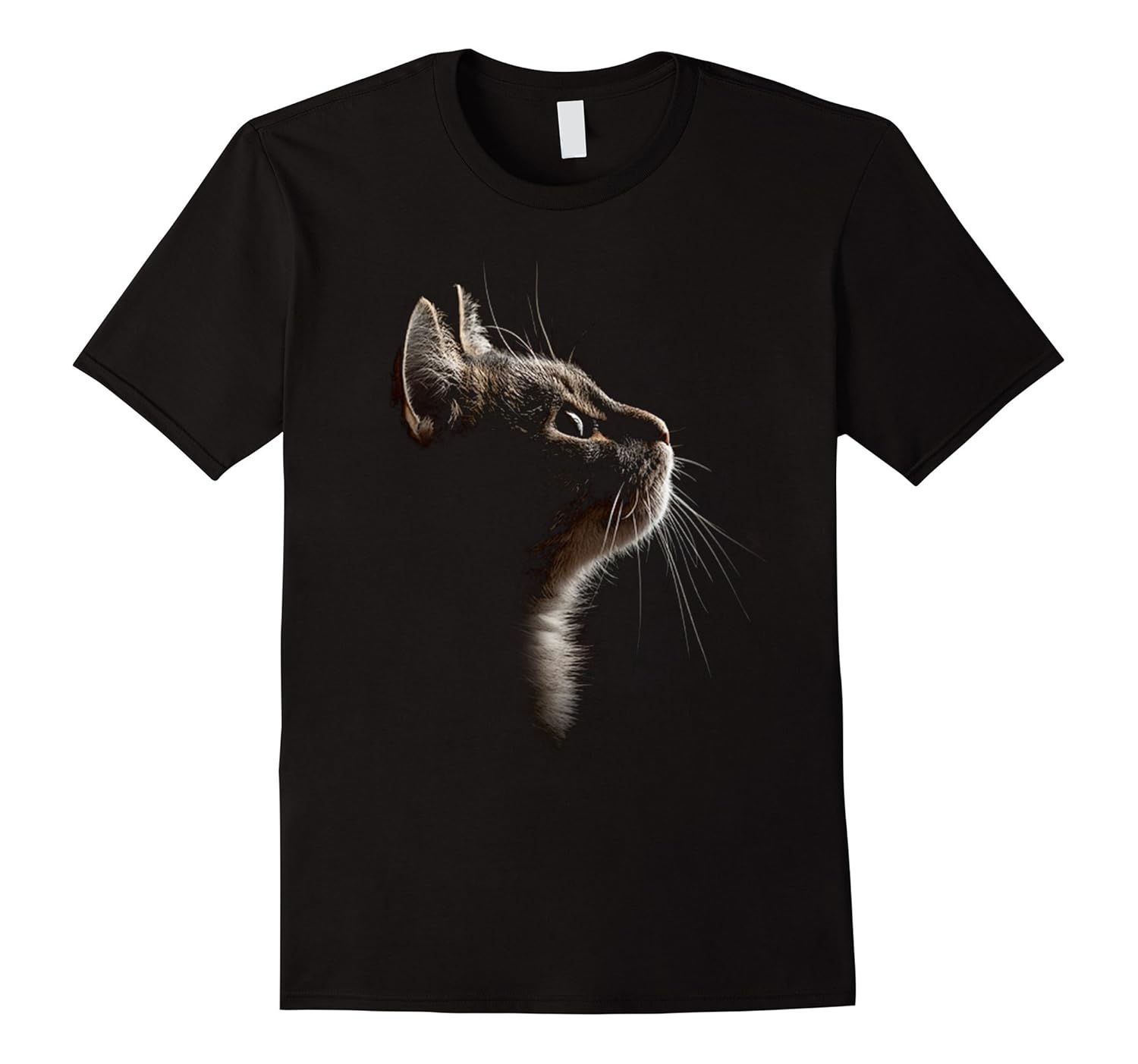 Cool Realistic Graphic Design Cat Face T-shirt-ANZ