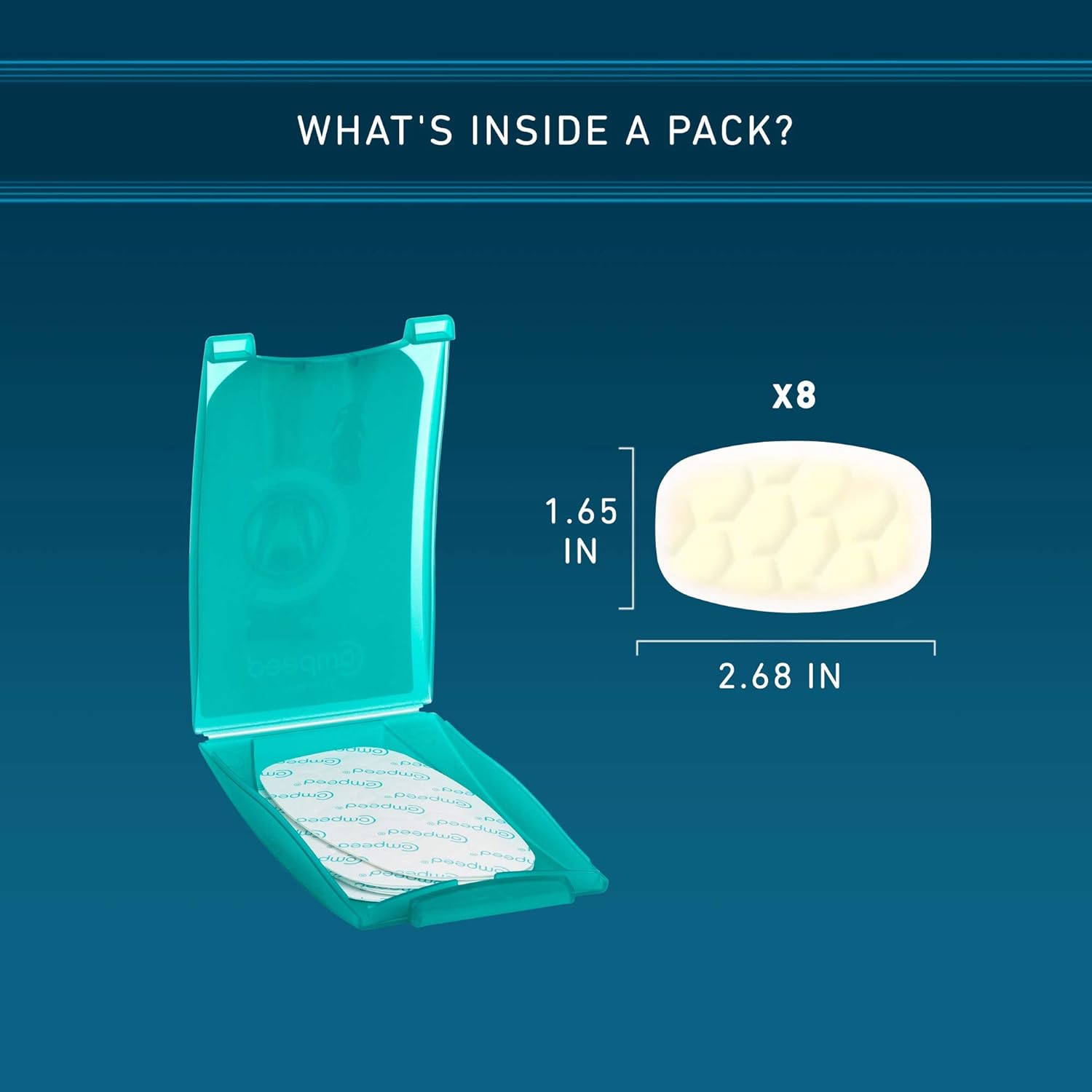 Compeed Blister Sports Medium Twin Pack 2x8ct (16ct): Health & Personal Care