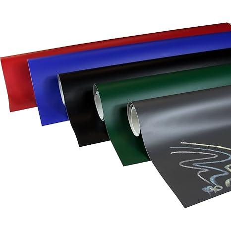 Rapid Teck® Tafelfolie Selbstklebend dunkel Grau 60cm x 200cm– Multifunktions-Folie – Klebe-Folie Möbelfolie