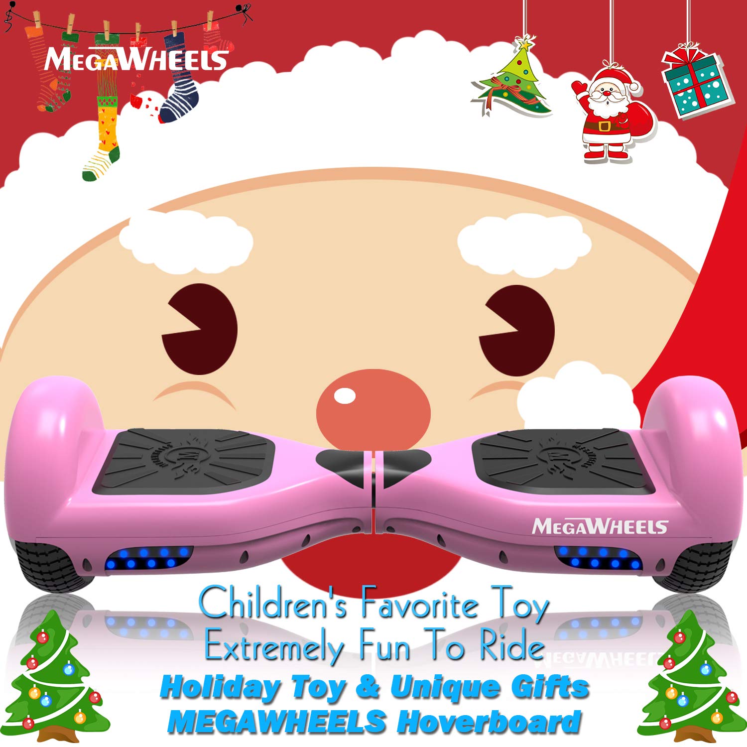 MegaWheels Hoverboard Self Balancing Scooter Hover Board for Kids Adults with UL Certified