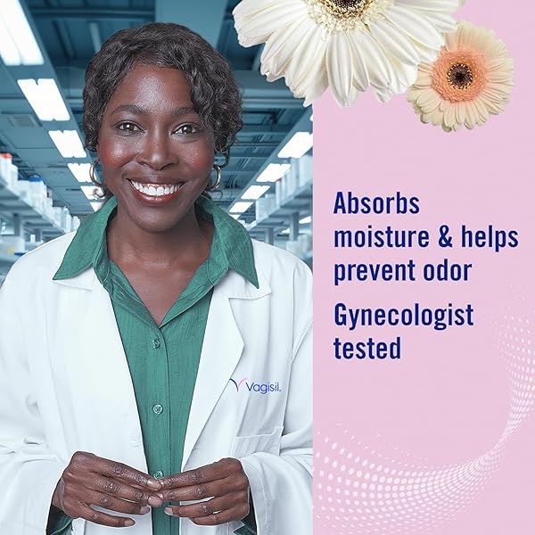 VAGISIL ODOR BLOCK DEODORANT POWDER FOR WOMEN, HELPS TO PREVENTS CHAFING, TALC-FREE, 8 OUNCE (PACK OF 1)