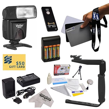 Dedicado E-TTL rebote Zoom Kit de Flash para la Nikon D40, D40 x ...