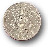 Hat Trick Magic Double Sided Tails Half Dollar Coin | Learn to vanish, teleport, and transform the coin, for beginner through professional with Video Learning Link
