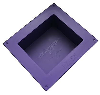 Recessed Tile Wall Shampoo and Soap Niche Footrest