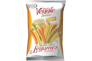 Sensible Portions Garden Veggie Straws, Cheddar Cheese, 120g, 12 Count