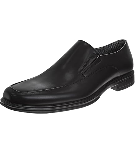 Perry Ellis Men's Classic Oxford Leather Dress Shoes Formal Derby Style Shoes Black Size 7.5 Adults