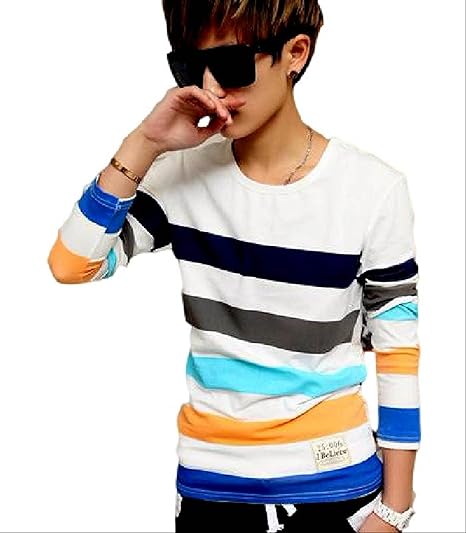 Amazon 種類色々 メンズ 長袖 ロンティー 七分丈 ロングシャツ 選べるサイズ オシェレ アメカジ ストリート カジュアル 普段着 部屋着 スポーツ ロングシャツ ロンティ T シャツ Tシャツ ティーシャツ シャツ 男性 用 S M L Xl Xxl