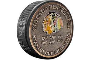 Sports Decor Stanley Cup Years Gold Medallion Puck