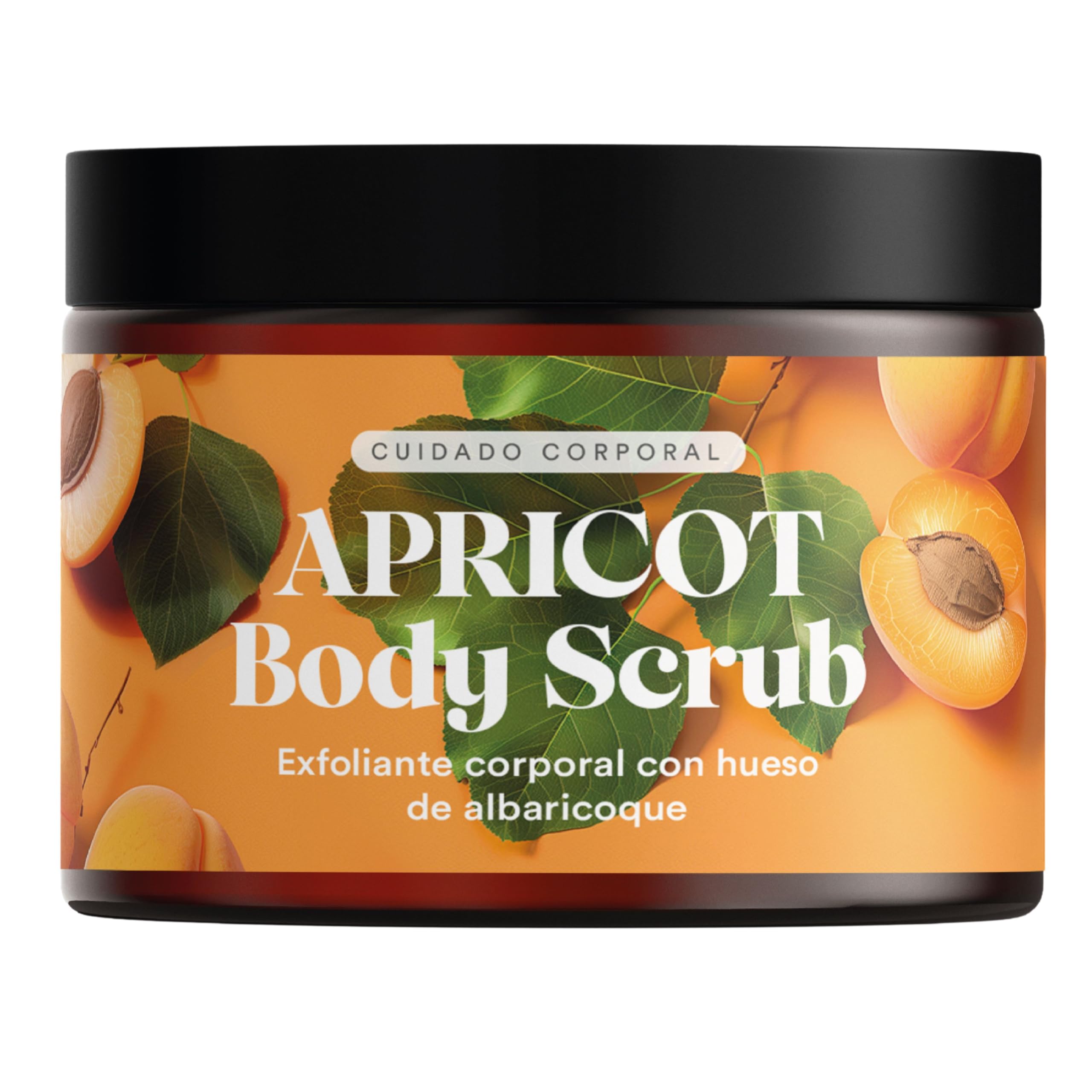 QKNatur- Apricot Kernel Body Scrub 300ml. With extracts of Orange Blossom, Chamomile, Rose and Hamamelis. Exfoliates and nourishes the skin