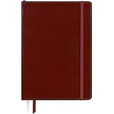 C.R. Gibson Brown Professional Leather Journal Notebook, 6" W x 8.5" L, 240 Pages
