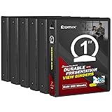 Comix Sturdy 1 inch 3-Ring-Binder, 1" Presentation