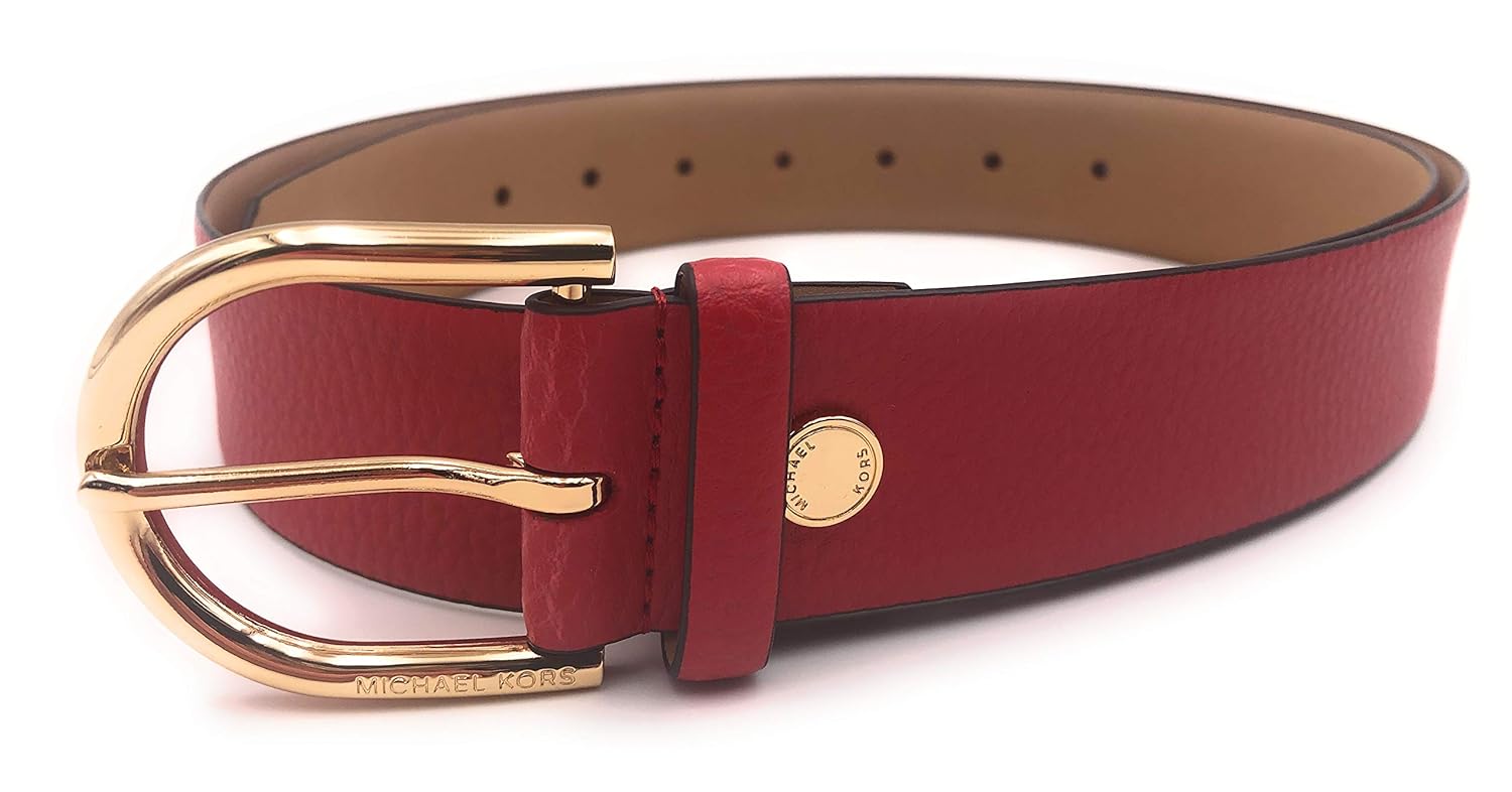 red michael kors belt