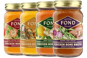 FOND NOURISH DELIGHT FOND Pasture-Raised Chicken Bone Broth Variety Pack