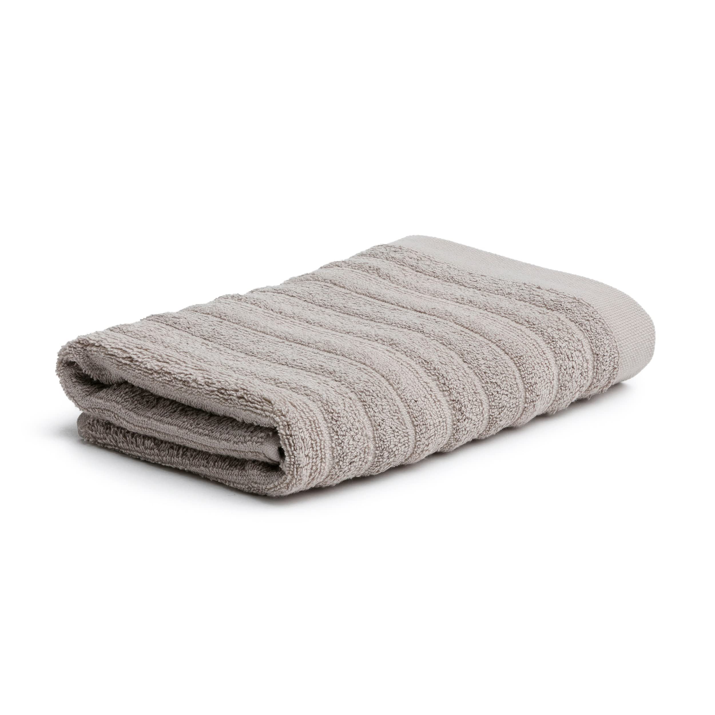 Möve Wellbeing Longitudinal rib with Tubular Hem Towel 50 x 100 cm, Towel - Made in Germany, 85% Cotton 15% Linen, Cashmere