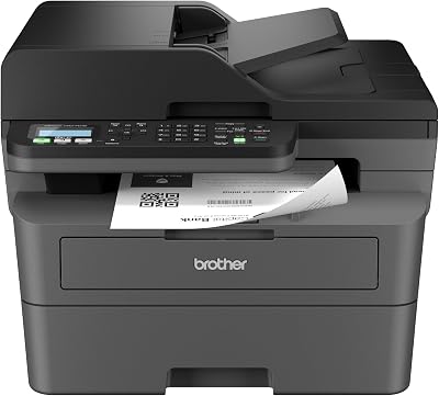 Brother MFC L2827DWXL All-in-Box Mono Laser Printer Bundle UK Plug