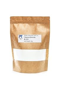 Pure Fine Titanium Dioxide (TiO2) Food-Grade Safe Colorant | Pigment, Toothpaste, Edible Use | Vegan Friendly, Non-GMO | Resealable Bag (PTR-213) 16oz/8oz/4oz (4oz/0.25lb)