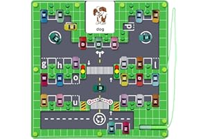 ALOTWAN Montessori Toys Magnetic Alphabet Maze - Toddler Sensory Toys for Autism, ABC Learning Fine Motor Skills Toys, Preschool Puzzle Letter Games, Gifts for Boys Girls 3 4 5 Years Old