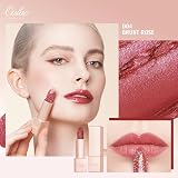 Oulac Rose Glitter Lipstick Brunt Rose Moisture Tinted Lip Balm view 4