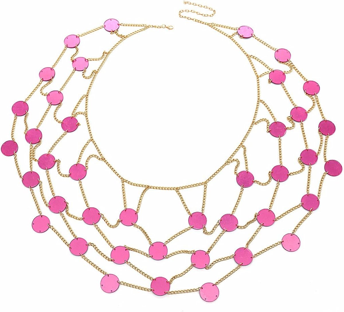 Body Chain Sexy Chains Colorful Sequins Waist Chain Women Travel