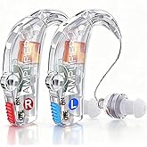 Hearing Aids for Seniors,Advanced Noise Reduction Function Hearing Aid Equipped With and AI Chips,Comfortable Portable Suitable Hearing Aid People With Hearing Loss,Fast Charging+Ultra Long Standby