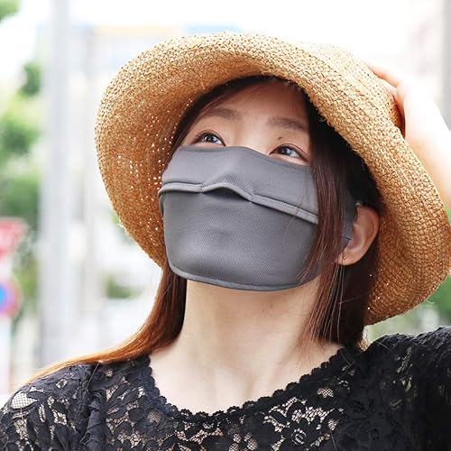 3R-Beauty UV Mask UPF 50+ Made in Japan 98% UVA/UVB Block with