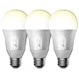 TP-Link Smart LED Light Bulb, Wi-Fi, Dimmable White, 50W Equivalent, Works w/ Amazon Alexa, 3-Pack (LB100 TKIT)
