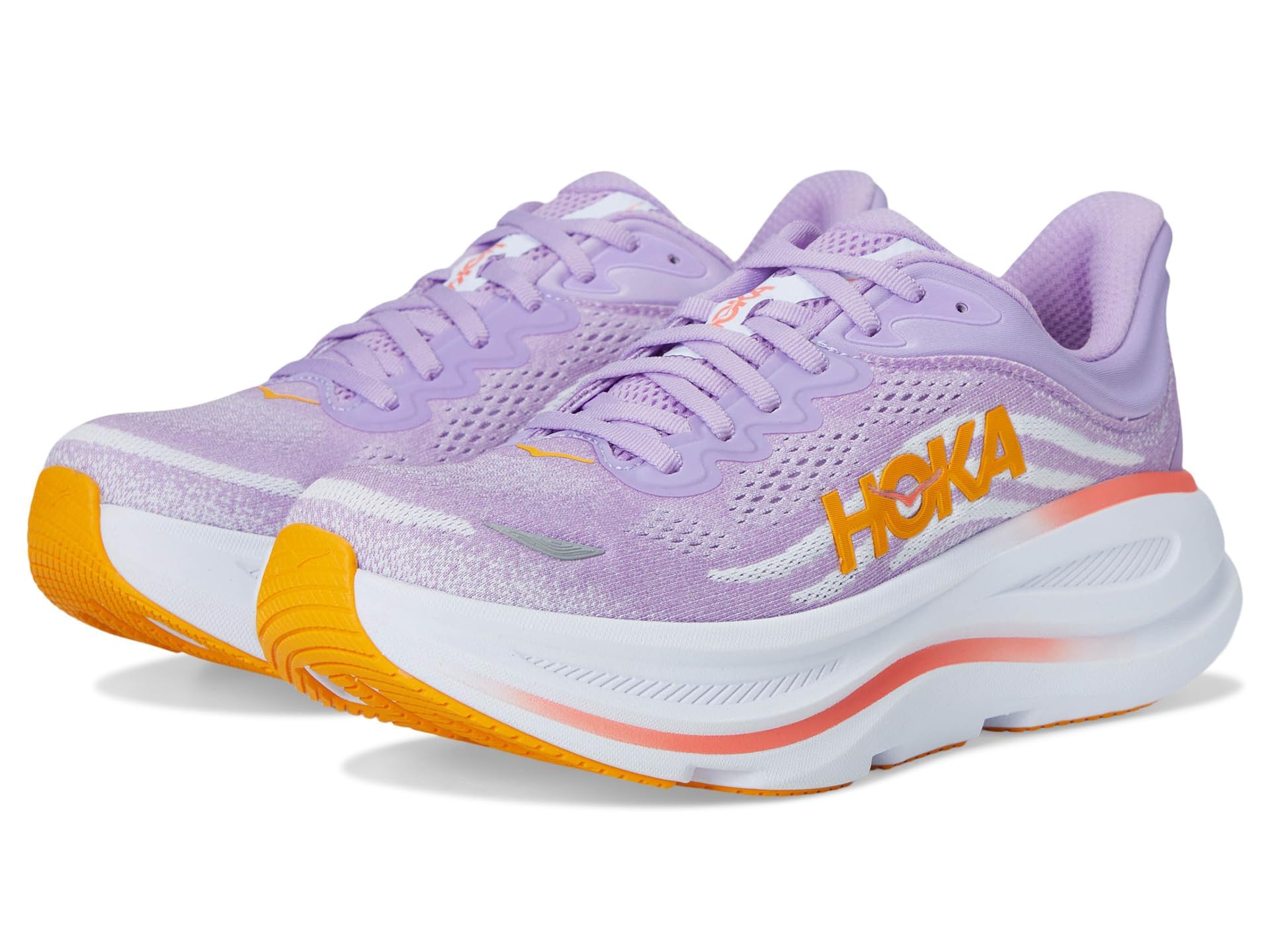 Hoka Women's Bondi 9 Aster Flower/Starlight Glow 5 Medium Image