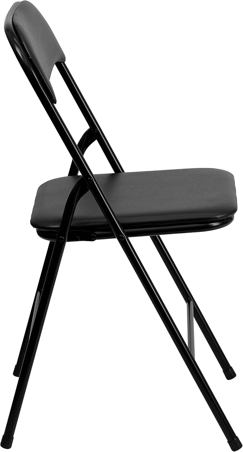 Flash Furniture 5 Piece Black Folding Card Table and Chair Set - Table & Chair Sets