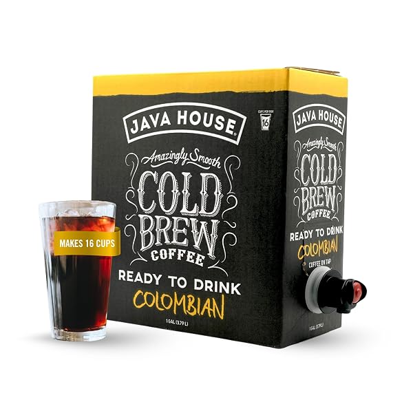 JAVA HOUSE COLD BREW COFFEE ON TAP, (128...