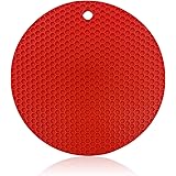Honeycomb Pot Holder Trivet Mats, KUFUNG Heat Resistant Table Dish Drying Mat, Hot Pads Spoon Rest, Non Slip, Flexible, Durab