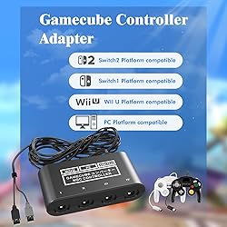 Gamecube Adapter for Nintendo Switch / Wii U / PC