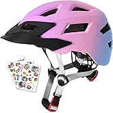 AUMENTAR Kids Bike Helmet Boys and Girls Bicycle Helmet with Cool Visor Helmet for Kids 3-14, Children Bike Helmets Youth Bike Helmet Adjustable & Lightweight