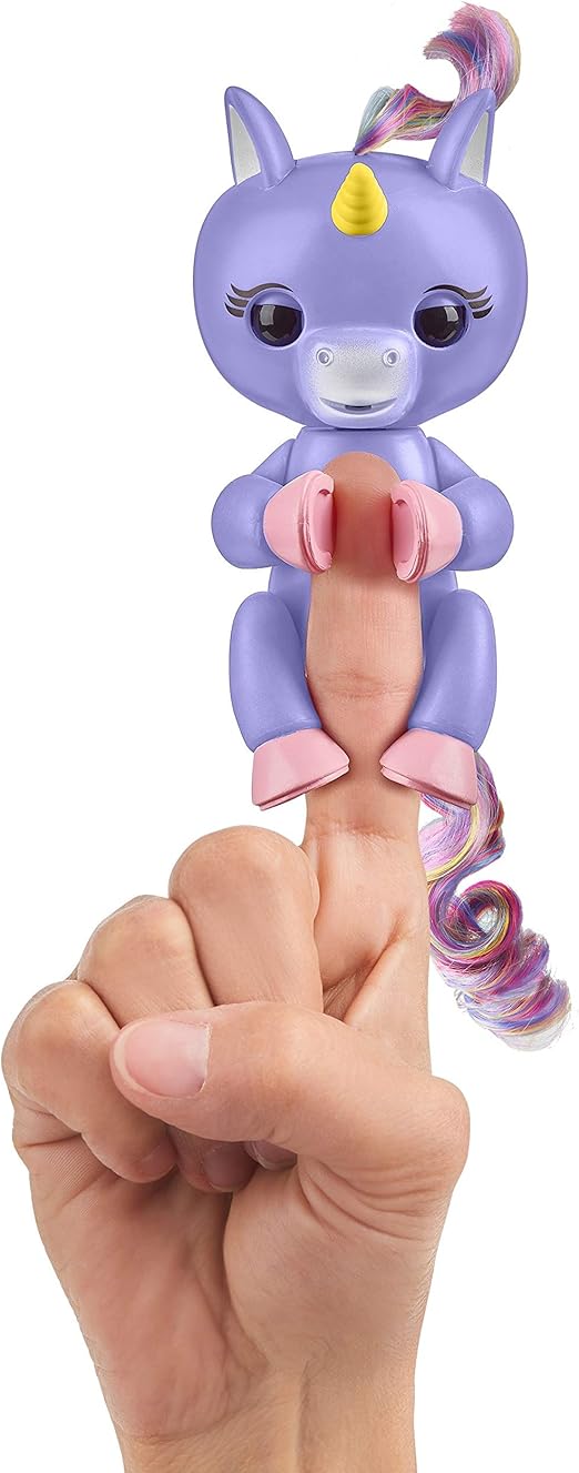 Fingerlings Baby Unicorn Alika (Purple with Rainbow Mane and Tail