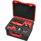 Case for Milwaukee Air Compressor M18: Waterproof Hard Cases for Milwaukee Cordless Tire Inflator 2848-20 with 3.0-12.0 Battery, Air Pump Storage Box for Milwauke Tool | Battery | Charger (Case Only)