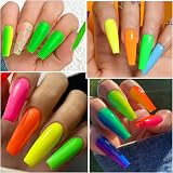 Yueshop Neon Rainbow Gel Nail Polish 10 Color 8ml Soak Off UV LED view 3
