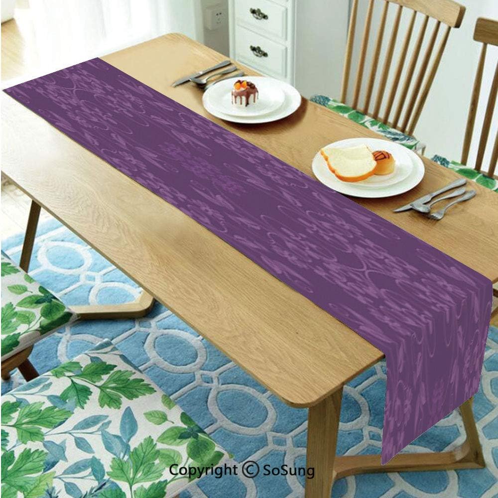 Best Purple And Teal Flowers Arrangement For Dining Table